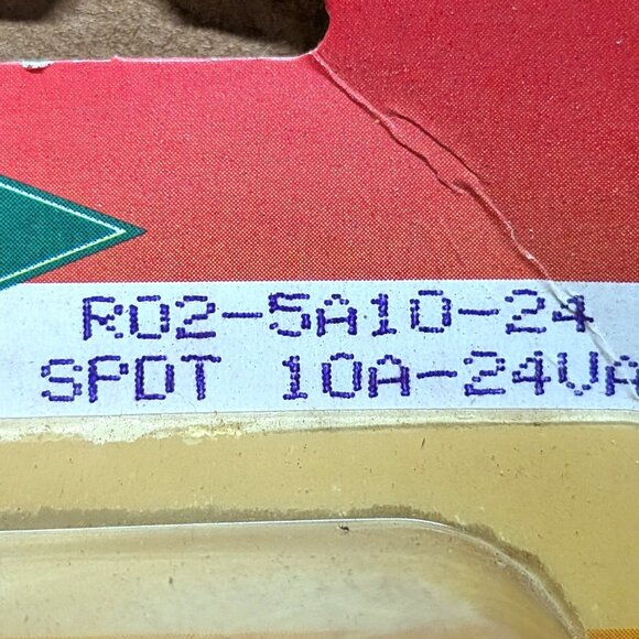 NTC R02-5A10-24 RELAY SPDT 10A 24VAC - Picture 3 of 7
